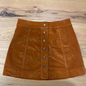 Madewell button up skirt